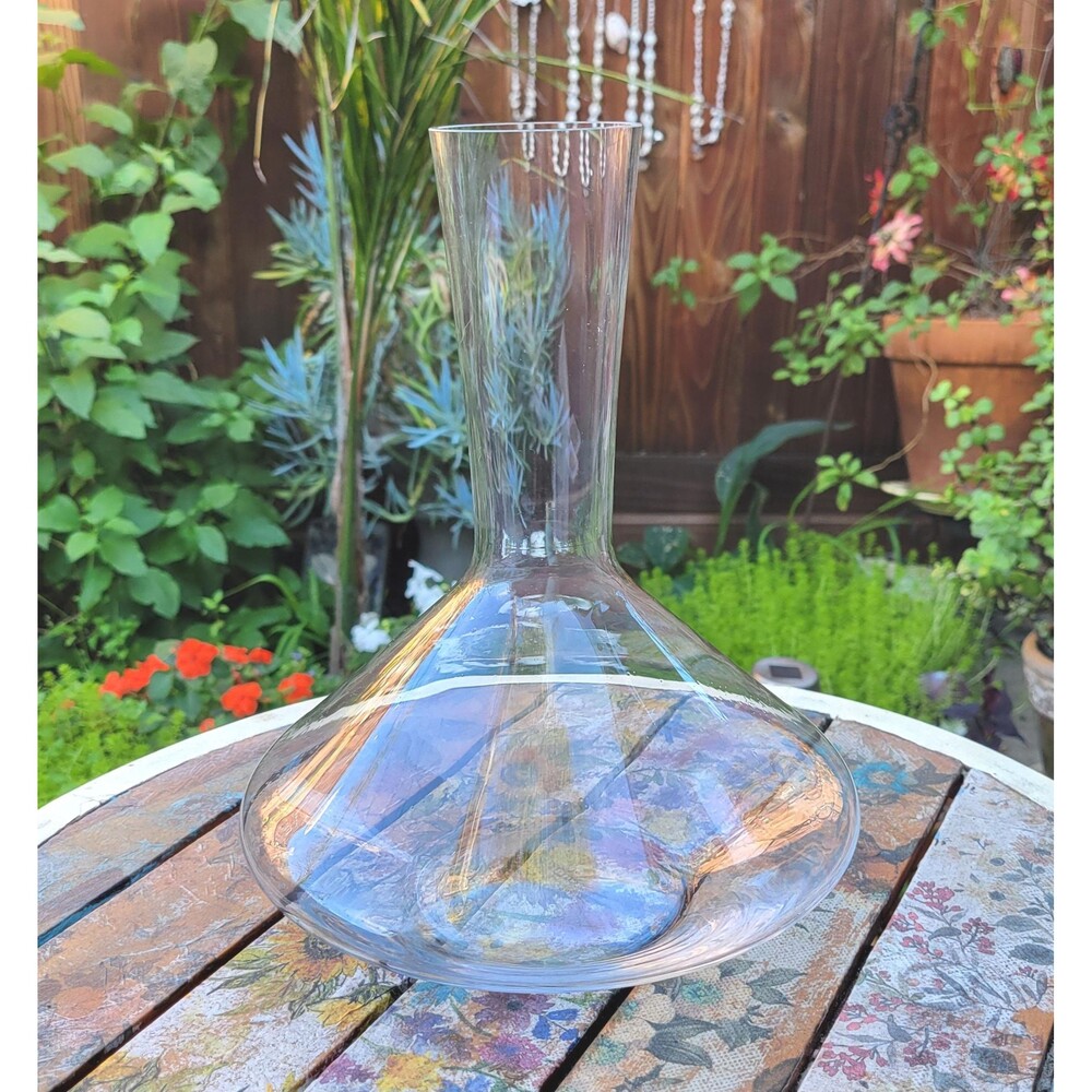 Schott Zwiesel "Pure" Crystal Wine Decanter — Tritan Glass, Angular Modern